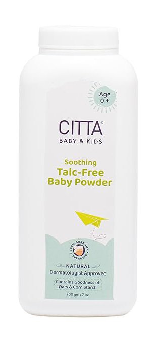 Prickly heat powder for babies