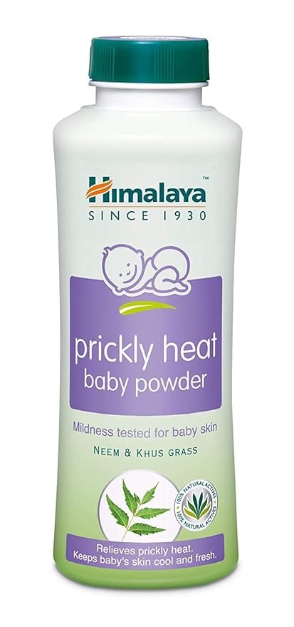 Prickly heat powder for babies