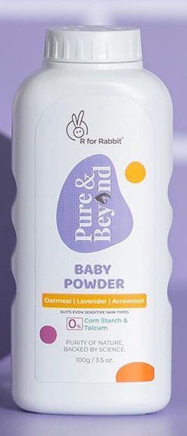 Prickly heat powder for babies